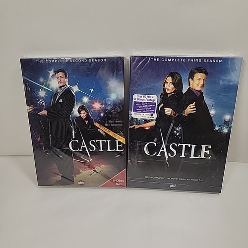 Castle dvd lot seasons 3 - dvd, 2,3
